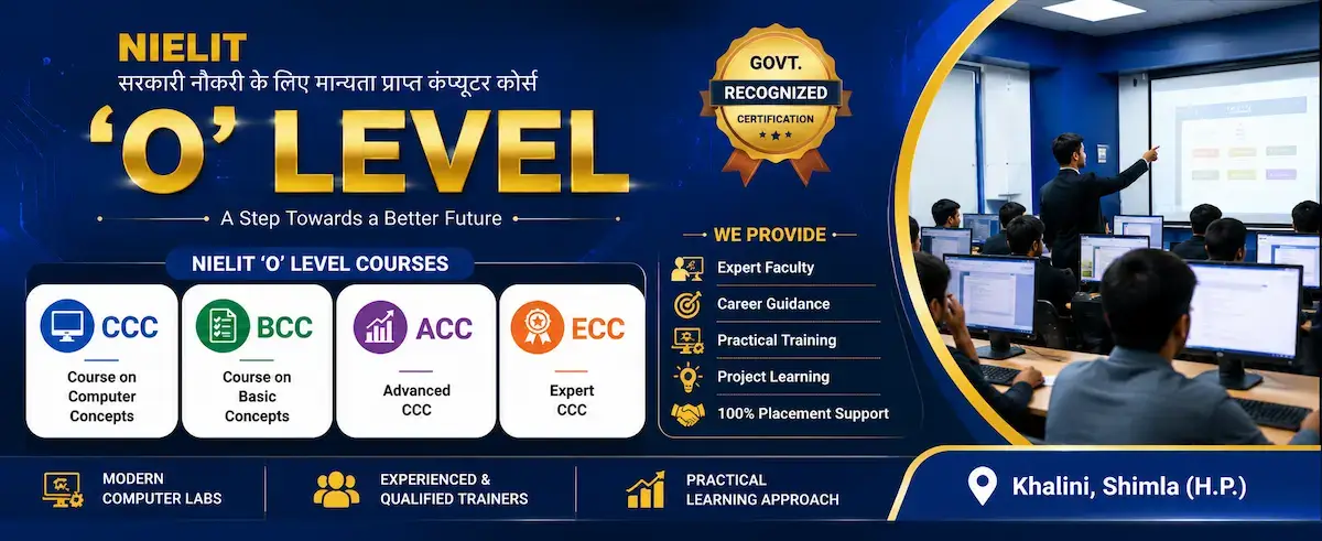 O level Course in Shimla