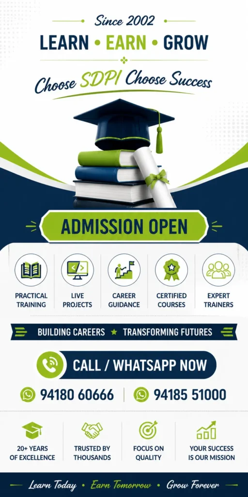 Professional Computer Courses in Shimla at SDPI Tally Shimla
