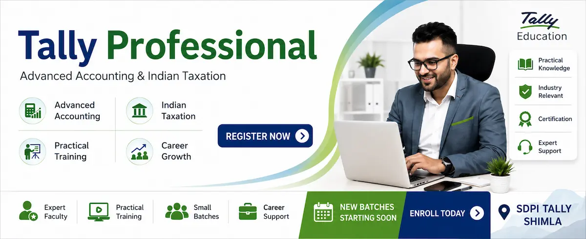 Tally Professional Course Slider