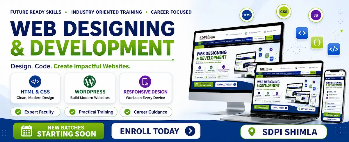 web designing course slider